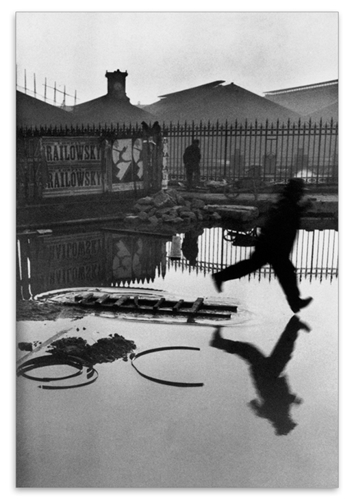 Henri Cartier-Bresson's Behind the Gare Saint Lazare, 1932.